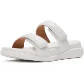 FitFlop FitFlop F-Mode Go - Sandales plates ajustables à deux barrettes - WEISS 38