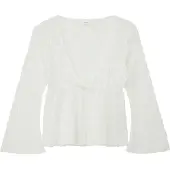 s.Oliver Cardigan blanc cassé