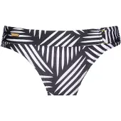 LASCANA Bas de bikini anthracite / blanc