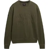 Superdry pour homme. M2014392A Maillot athlétique vert (M), Casuel, Coton