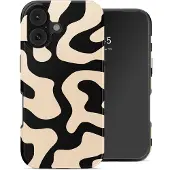 Selencia Coque arrière Vivid pour Apple iPhone 17 - Art Wave Black