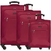D&N Ensemble de bagages rouge