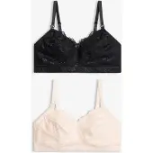 Bonprix Lot de 2 soutiens-gorge d’allaitement sans armatures