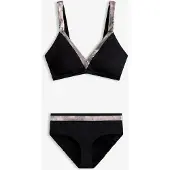 Bonprix Bikini à empiècements argentés (ens. 2 pces)