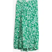Bonprix Jupe midi en viscose mélangée douce