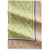 Marc O'Polo Foulard camel / bleu roi / vert / blanc