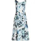 Vera Mont Robe turquoise / bleu nuit / bleu clair / blanc cassé