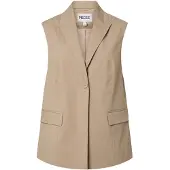 Pieces Gilet 'PCRosa' brocart