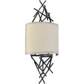 Elstead Lighting Applique contemporaine Taiko en acier bronze antique, 2 lampes E14