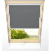 Time4blinds - Store fenêtre de toit occultant - 613x1215mm - Anthracite