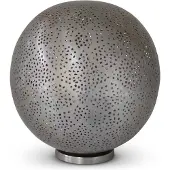 Safaary Lampe à poser orientale Nickel Gold Kali Ø 30 x 30cm