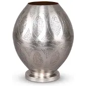 Safaary Lampe à poser orientale Amira Nickel Gold Ø 26 x 32cm