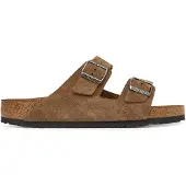 Birkenstock - Sandales en suède - Arizona LEVE Regular Dark Tea en Cuir - Taille 44 - Marron
