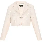 Faina Blazer or / blanc