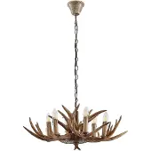 LINDBY Suspension , Tejask, dimmable, Brun / rouille, Salon / séjour, Plastique, Rustique