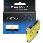PrintAbout Cartouche compatible pour Brother LC-427XLY - Jaune - Grande capacité
