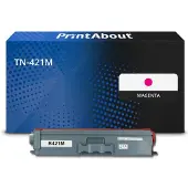 PrintAbout Toner compatible pour Brother TN-421M - Magenta
