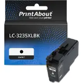 PrintAbout Cartouche compatible pour Brother LC-3235XLBK - Noir - Grande capacité