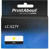 PrintAbout Cartouche compatible pour Brother LC-527Y - Jaune