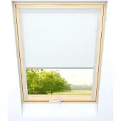 Time4blinds - Store fenêtre de toit occultant - 613x1215mm - Blanc