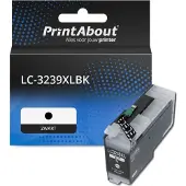PrintAbout Cartouche compatible pour Brother LC-3239XLBK - Noir - Grande capacité