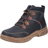 Rieker Bottines à lacets marron / noir