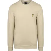 Lyle & Scott Pull Greige Beige Gris taille S
