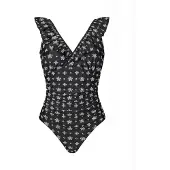 Crãs Maillot de bain ' Agnascras ' noir / blanc