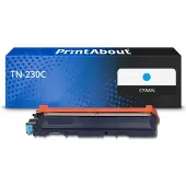 PrintAbout Toner compatible pour Brother TN-230C - Cyan