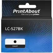 PrintAbout Cartouche compatible pour Brother LC-527BK - Noir