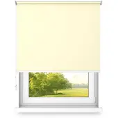 Time4blinds , Store occultant, mur ou plafond, UV, 200x200cm, Vanille, Gauche
