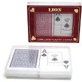 HOT Sports + Toys Jeu de cartes à jouer HOT Poker avec index 100% plastique -