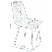 Jumi Chaise marine PIADO (jeu de pieds + vis)