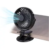 Lifetime Ventilateur portable ventil clip 47489 Noir