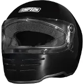 Simpson M62 Solid, casque intégral ,Noir ,M