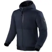 REV'IT! Oakwood Hoodie, veste en textile ,Bleu Foncé ,M
