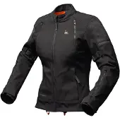 Modeka Veste textile pour moto Muva, pour femmes, noire, taille 46