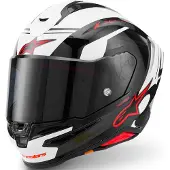 Alpinestars S-R7 A-Core Casque Intégral Noir/Blanc/Rouge XL unisex