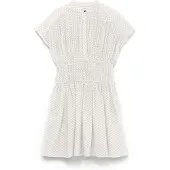 Vero Moda Robe 'VMMistle' gris / blanc
