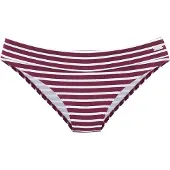 Venice beach Bas de bikini bordeaux / blanc