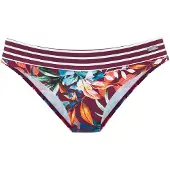 Venice beach Bas de bikini bleu cyan / orange / bordeaux / blanc