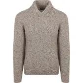 Suitable Pull Shawl Tweed Laine Eco Taupe