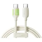 JOYROOM USB-C to USB-C Cable S-A53, 60W, 3A, 1.2m, Beige