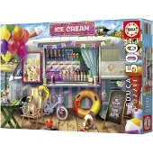 Educa Puzzle « Camion de glaces » 500 pièces Multicolore Enfants Multicolore Taille unique