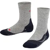 Falke RU4, chaussettes de running, junior, gris clair