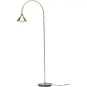Hubsch Lampadaire métal / marbre - laiton