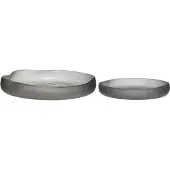 Hubsch Bols Gris (ensemble De 2) | 280601