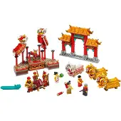 LEGO Chinese Festivals Lion Dance, Set de construction, 8 ans/ans, 882 pièces