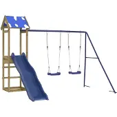 vidaXL Aire de jeux d'extérieur bois de pin imprégné