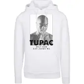 Mister tee Sweat-shirt '2Pac Prayer' gris / noir / blanc